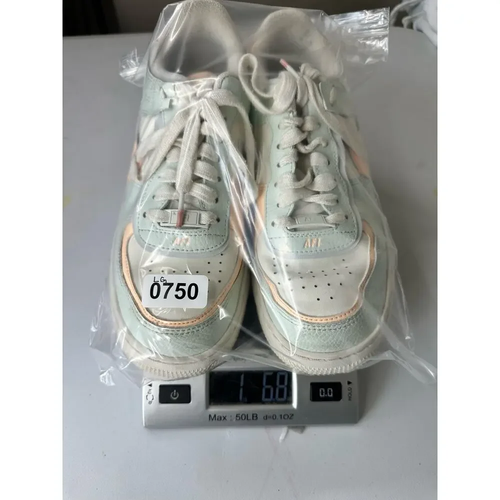 Nike Air Force 1 Low Shadow Sail barely Green Sneakers Women's Size 7.5